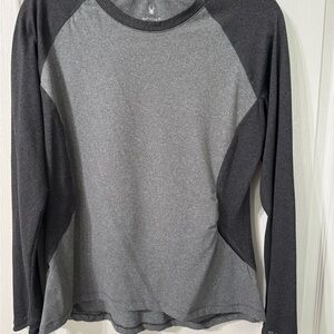Spyder Active Women's Two-Tone Gray Long Sleeve Top